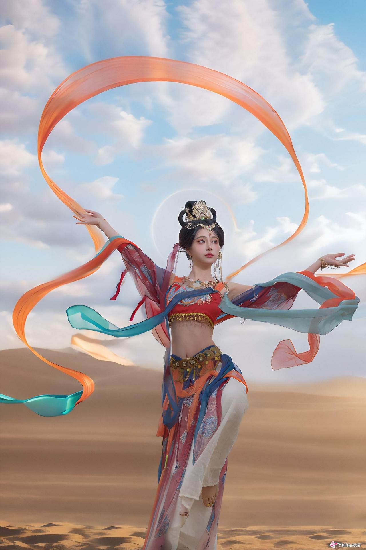 意外”上了公司的女神 附黄版敦煌飞天图[63P]