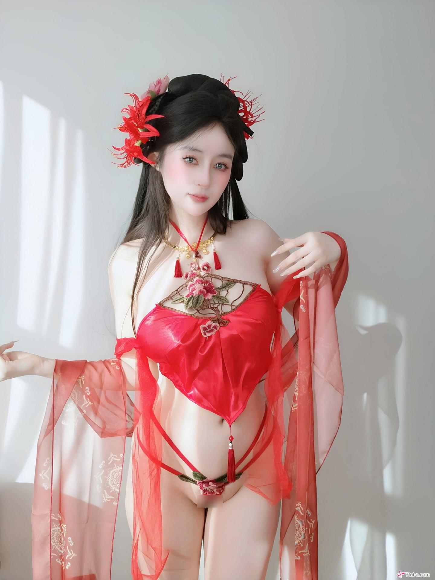 性感美图158期黑红内衣[100P]