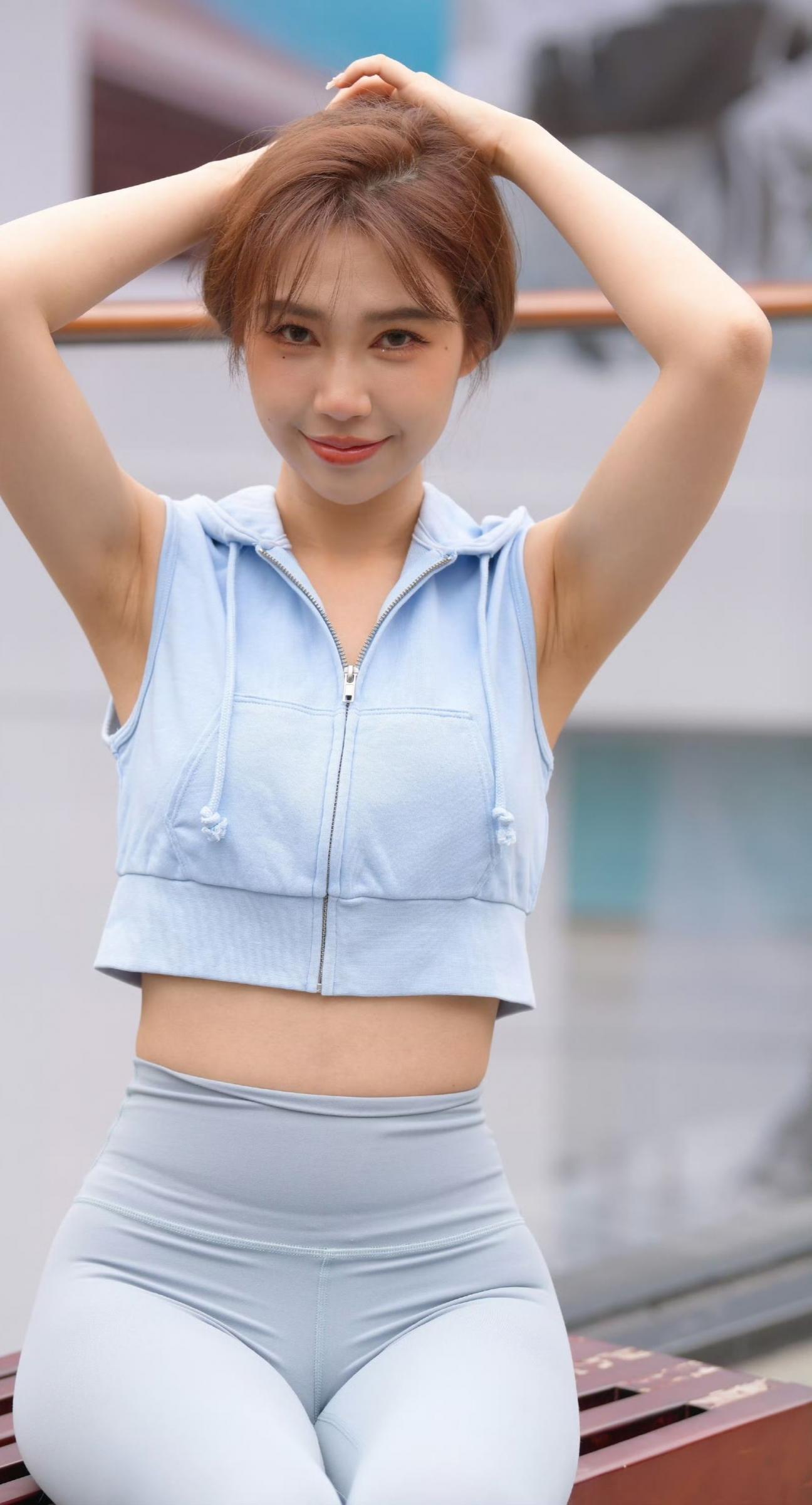 瑜伽裤的骆驼趾[17P]