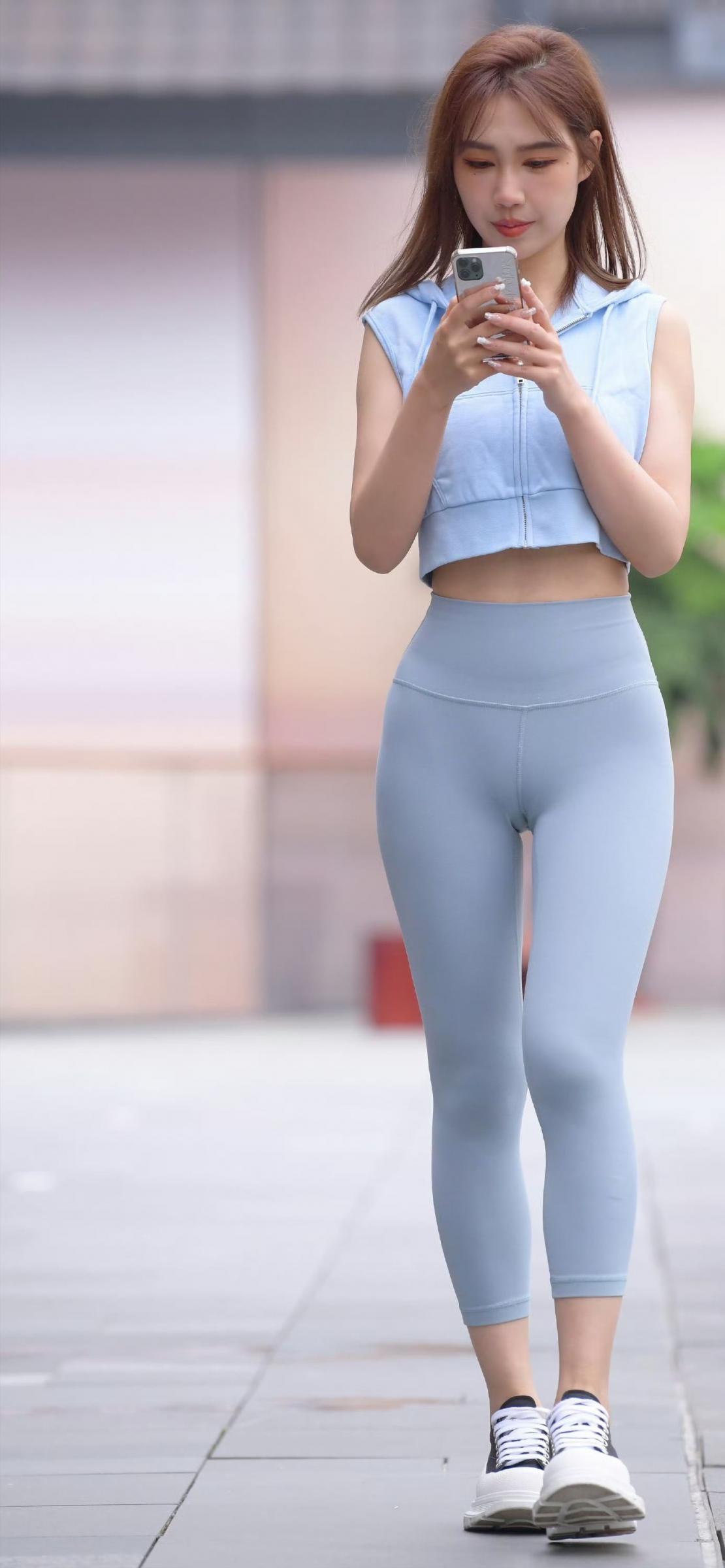 瑜伽裤的骆驼趾[17P]