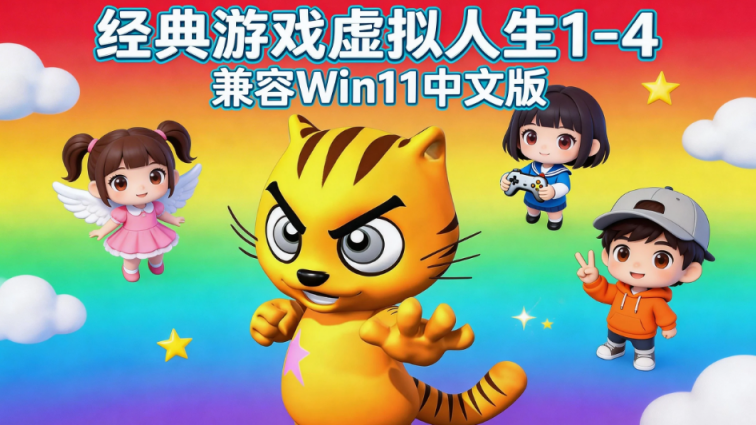 【PC】经典游戏虚拟人生兼容Win11中文版1-4，怀旧玩家量身定制的经典国产单机-GM游戏资源网-www.gm177.cn