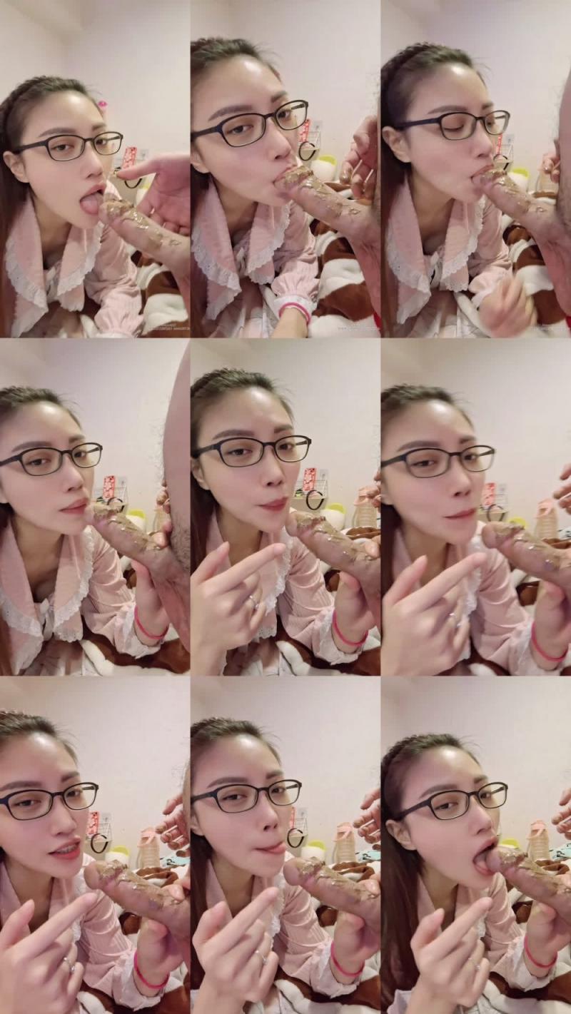 【短片x20】塗滿巧克力的大雞巴真的好甜呀