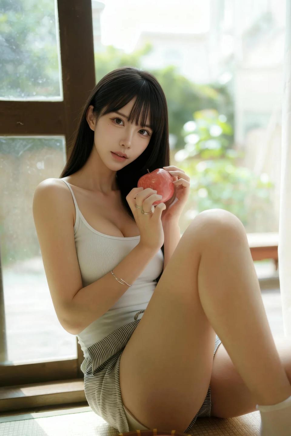 【套圖x35】看起來乖巧，卻充滿調情魅力！粉紅、誘惑與迷人[26P]