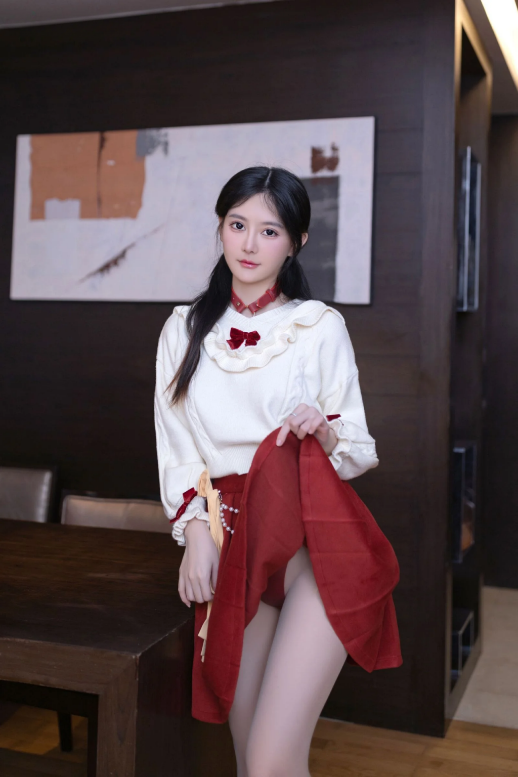 【套圖x33】莉音秘密吊帶絲襪[37P]
