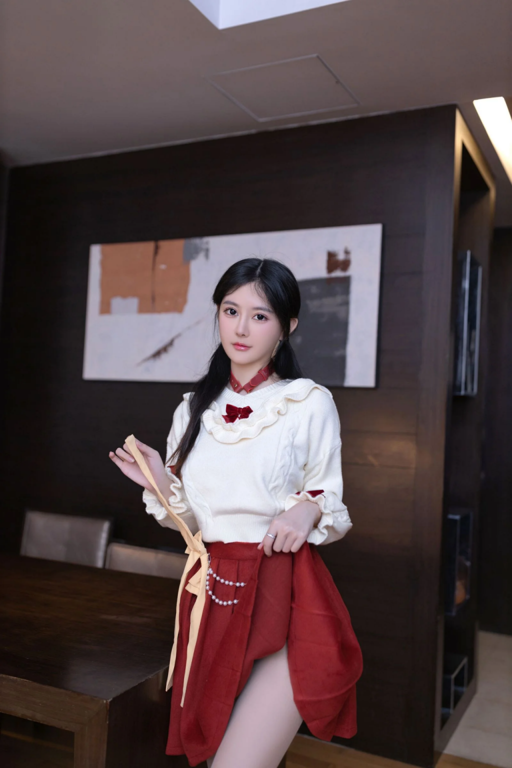 【套圖x33】莉音秘密吊帶絲襪[37P]