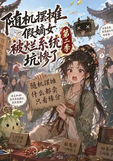 《随机摆摊假嫡女被烂系统坑惨了》第二季